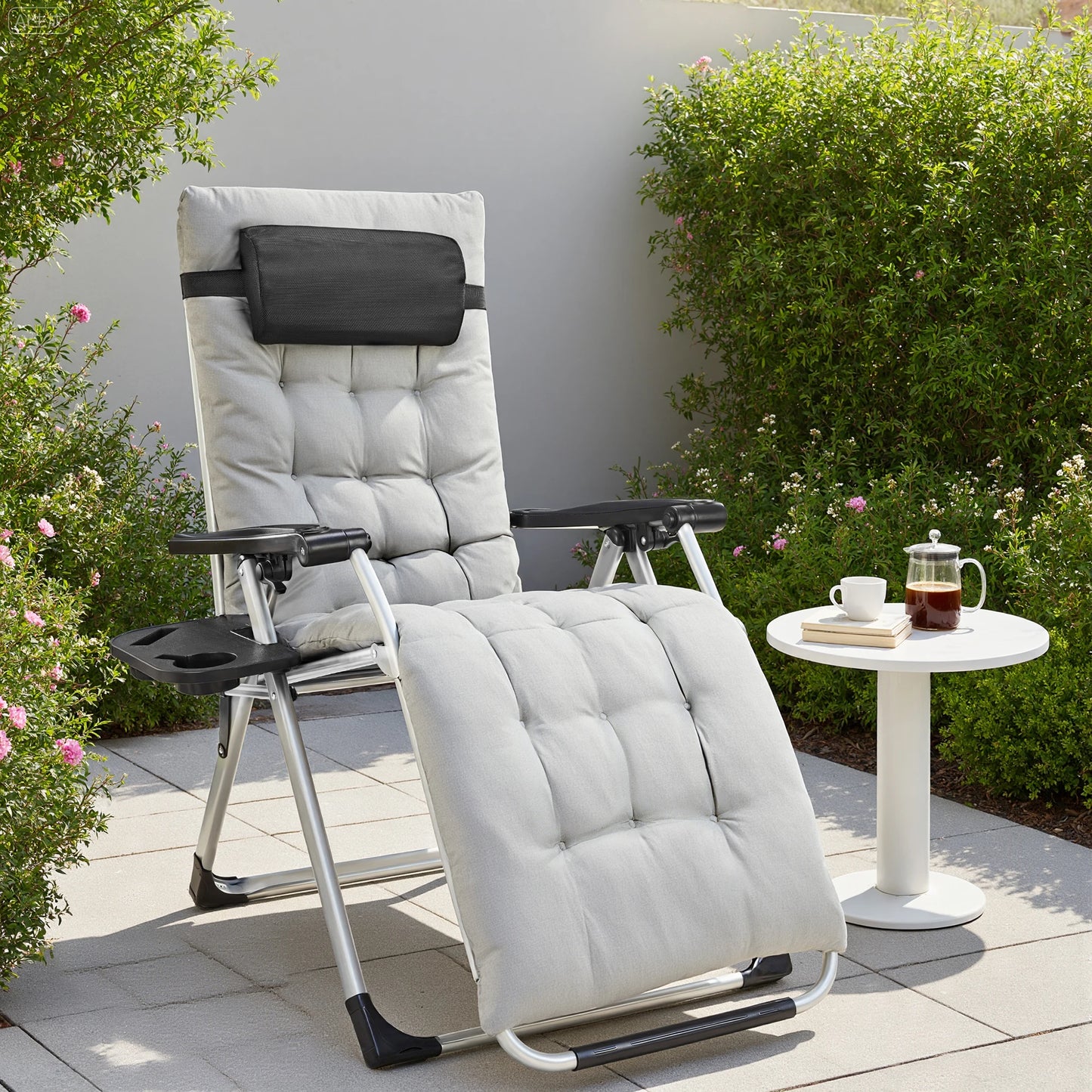 Set of 2 Portable Recliner Lounge Chair