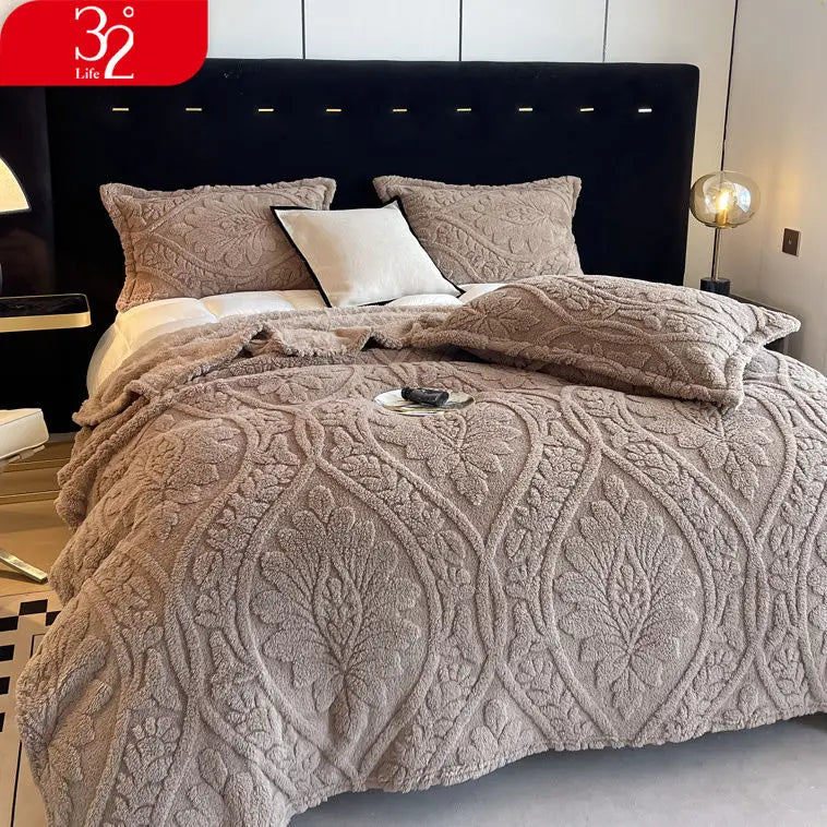 3D Floral Printed Blanket Adult
