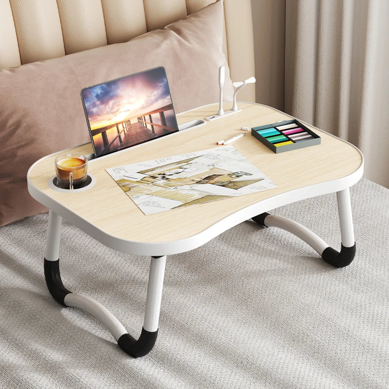 Laptop desktop cutlery and laptop bed holder