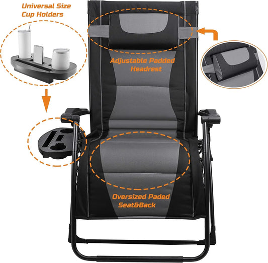 XXL Oversize Recliner Folding Chair