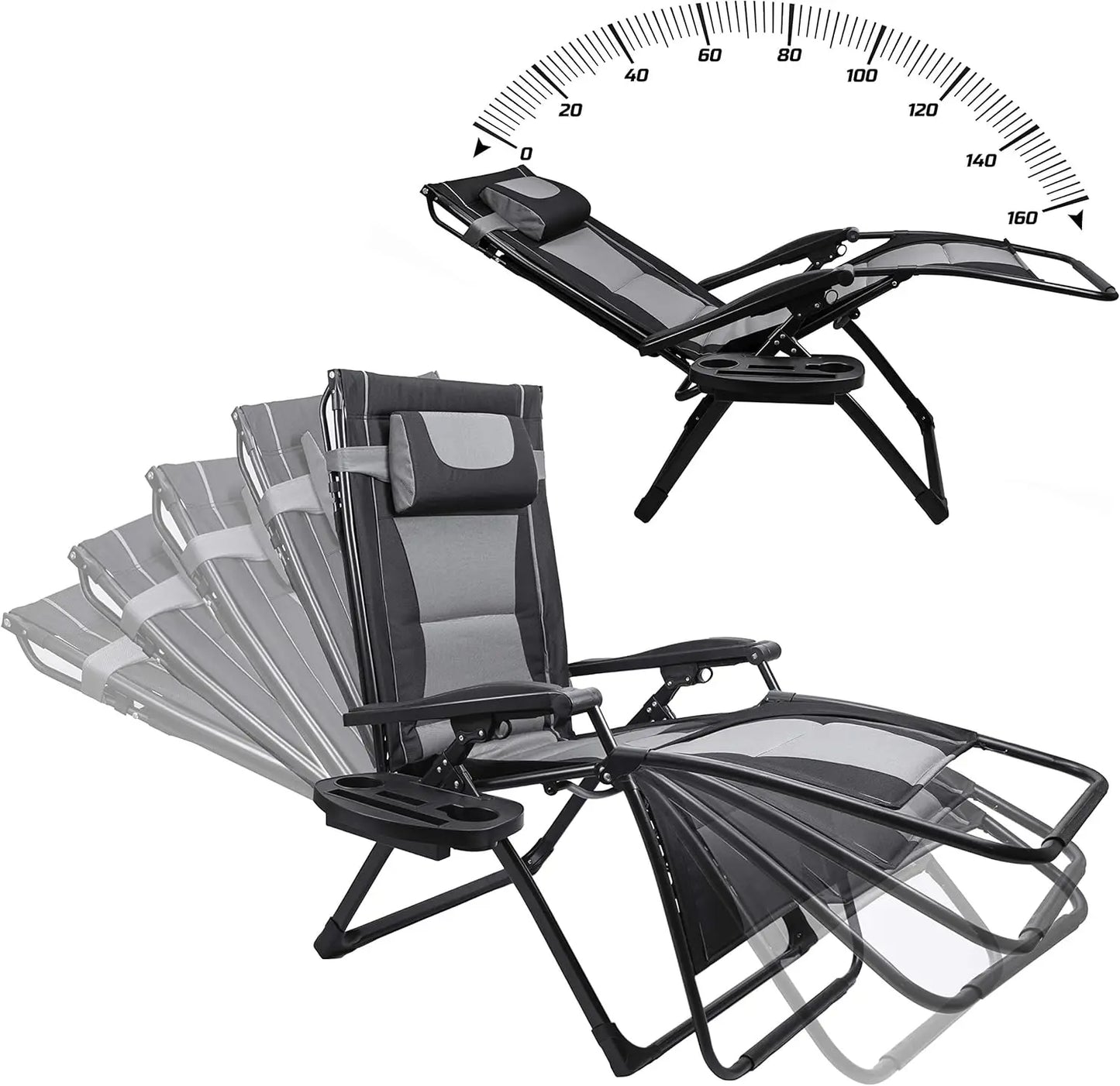 XXL Oversize Recliner Folding Chair
