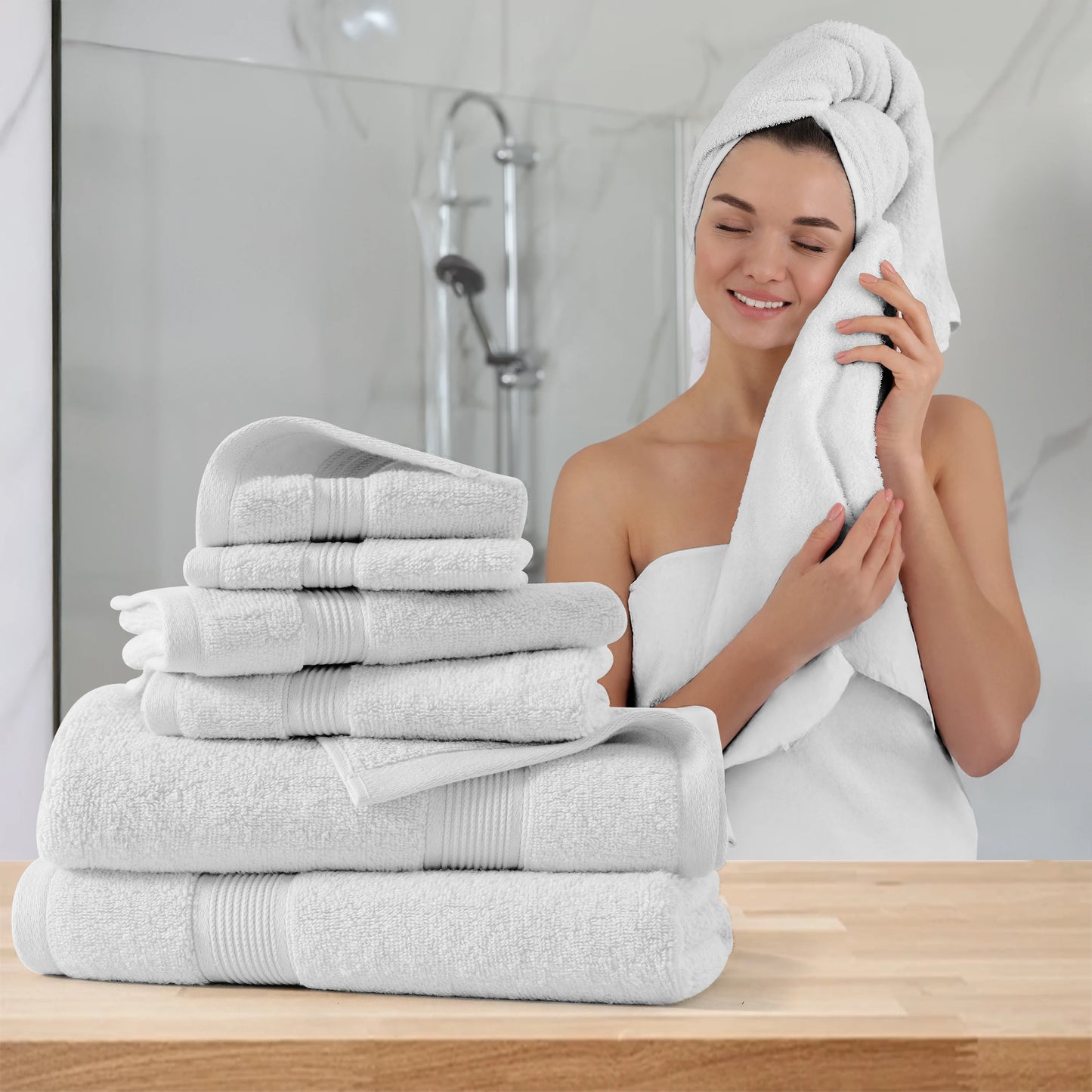 6-Piece Bath Towel Set