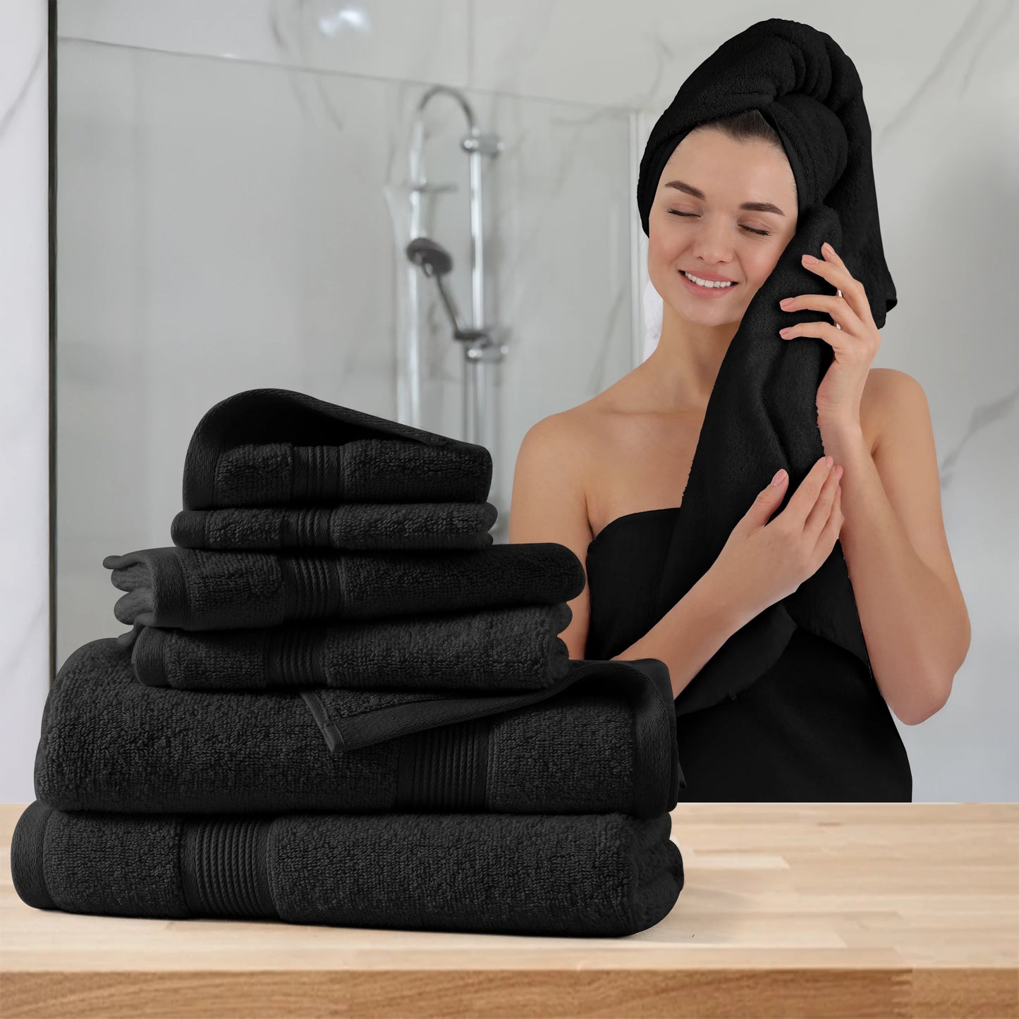 6-Piece Bath Towel Set