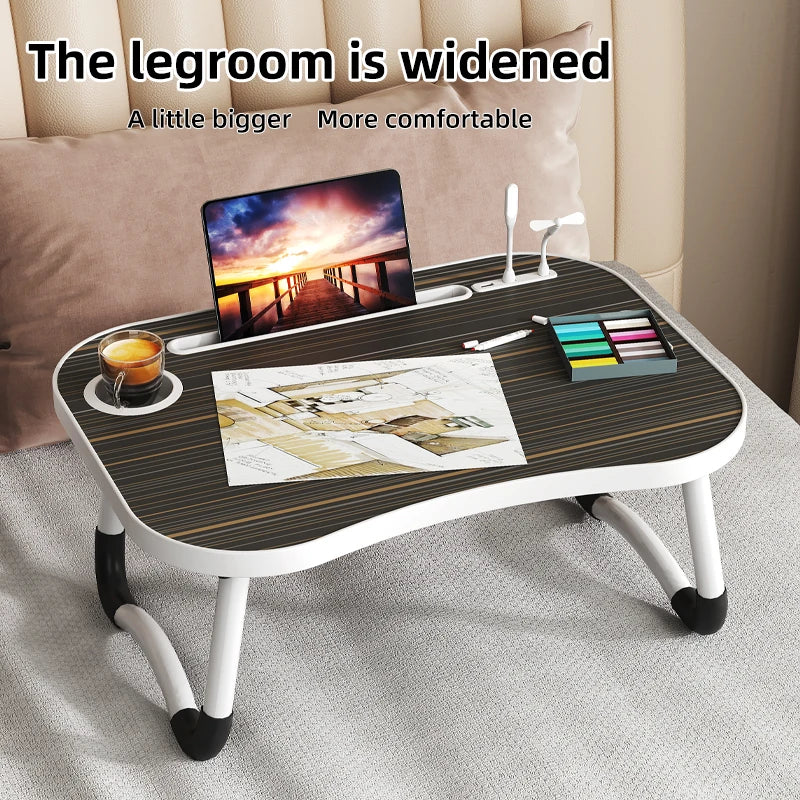 Laptop desktop cutlery and laptop bed holder