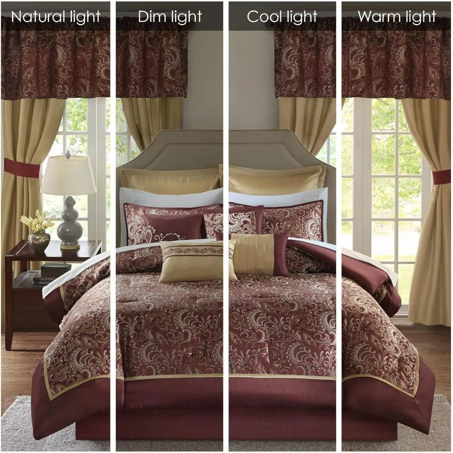 King Size Faux Silk Comforter Set – EverydayHomeCharm