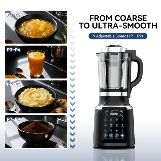 Glass Blenders for Kitchen with Tamper