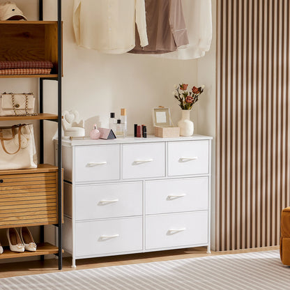 5/7/10 White Lover Fabric Drawers