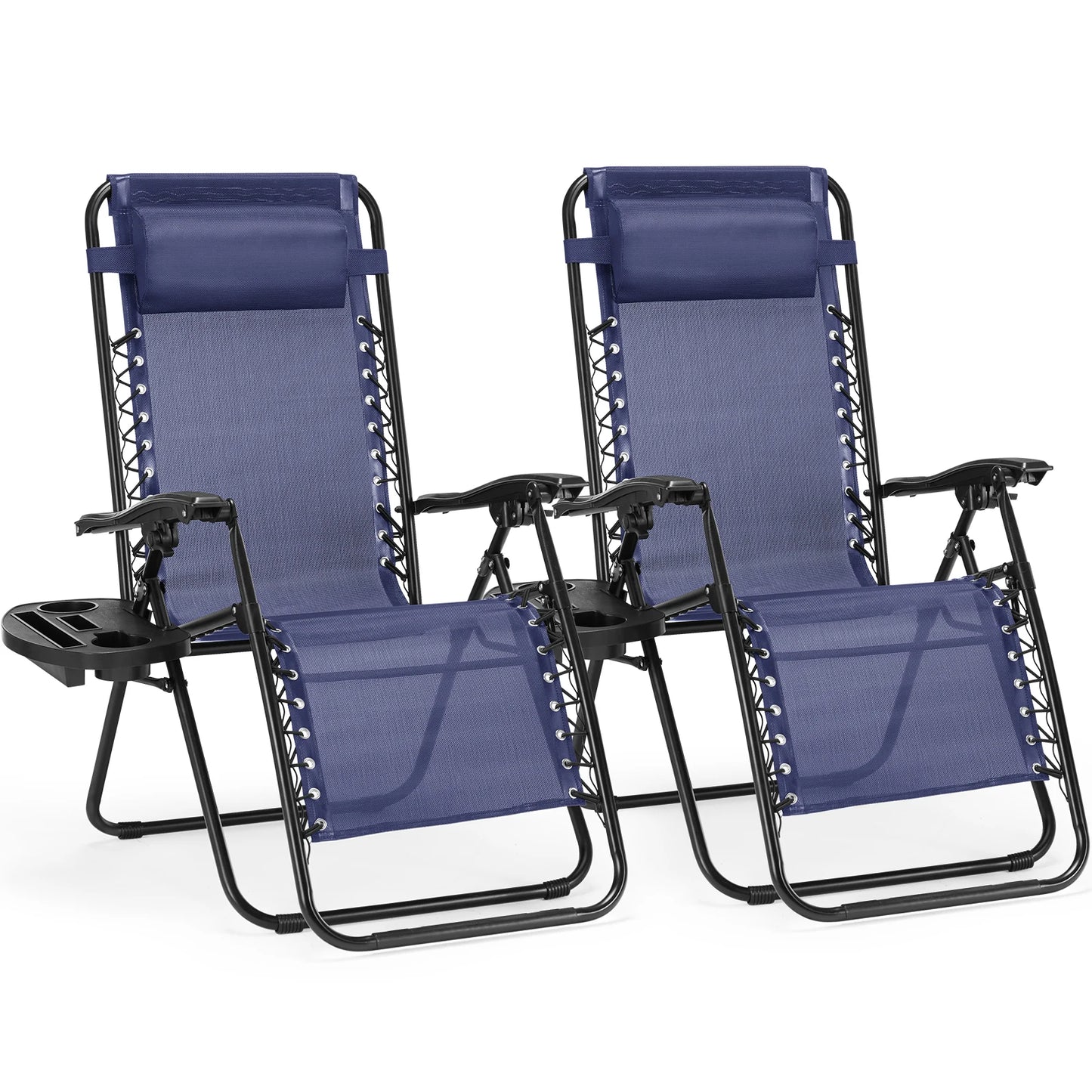 Set of 2 Portable Recliner Lounge Chair