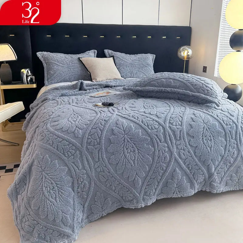 3D Floral Printed Blanket Adult