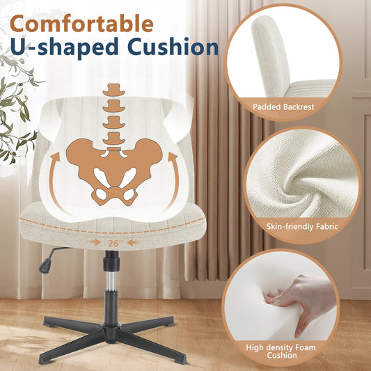 Cross Legged Rocking Gaming Chair