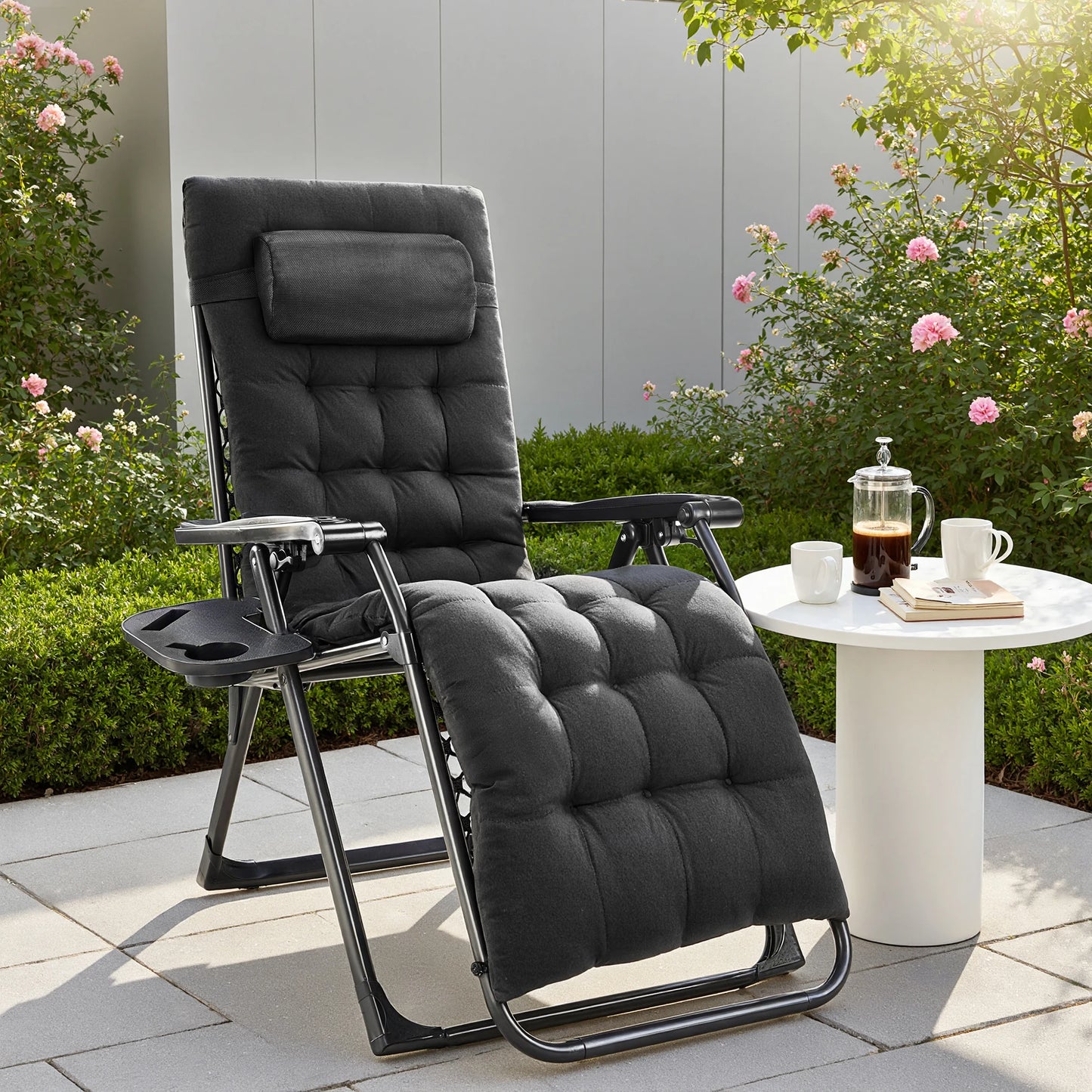 Set of 2 Portable Recliner Lounge Chair
