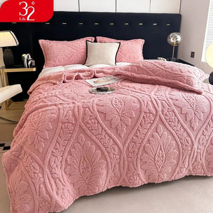 3D Floral Printed Blanket Adult