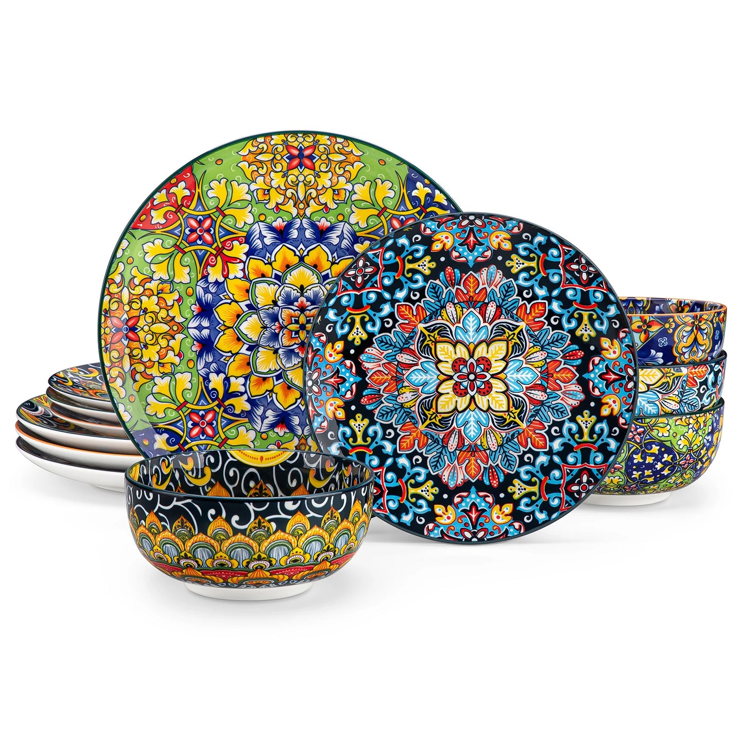 12/16/18/24 Piece Ceramic Dinnerware Set