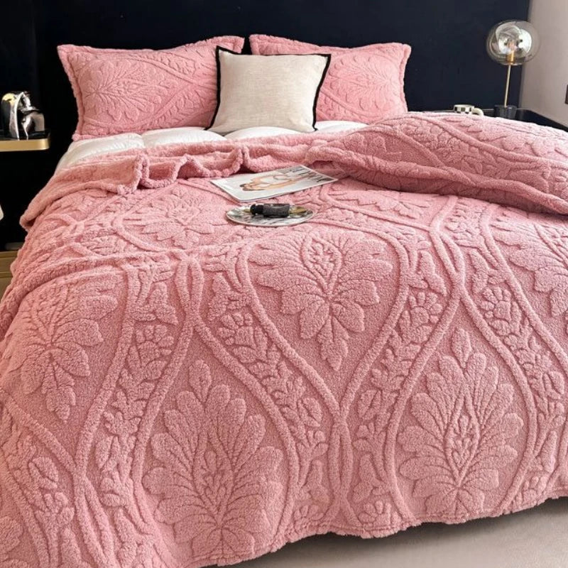 3D Floral Printed Blanket Adult