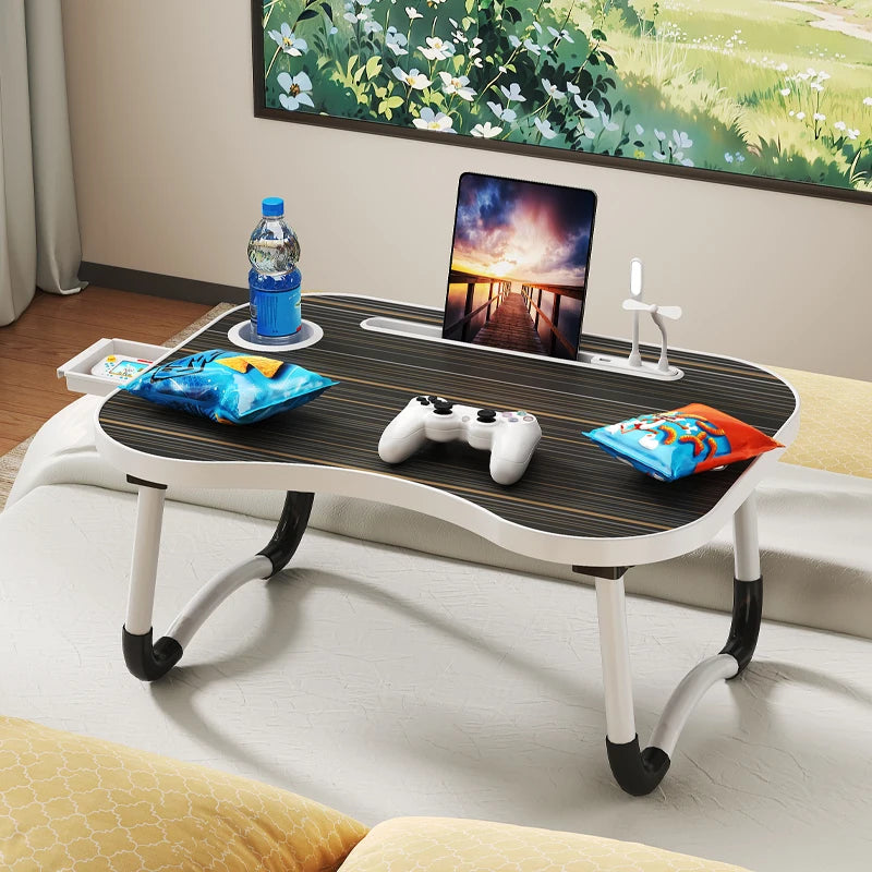 Laptop desktop cutlery and laptop bed holder