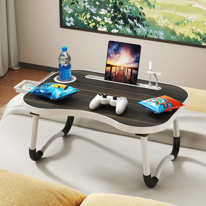 Laptop desktop cutlery and laptop bed holder