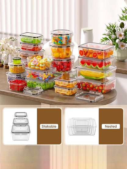 Sealed Plastic Food Storage Containers