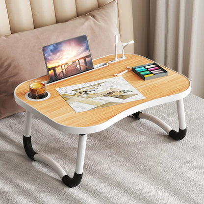 Laptop desktop cutlery and laptop bed holder