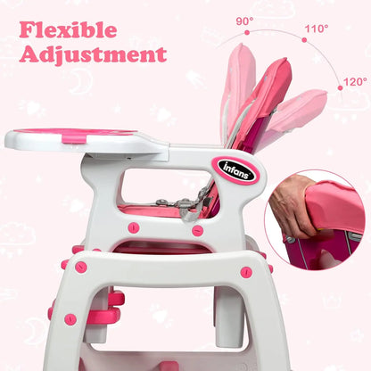 5-in-1 Convertible Baby High Chair