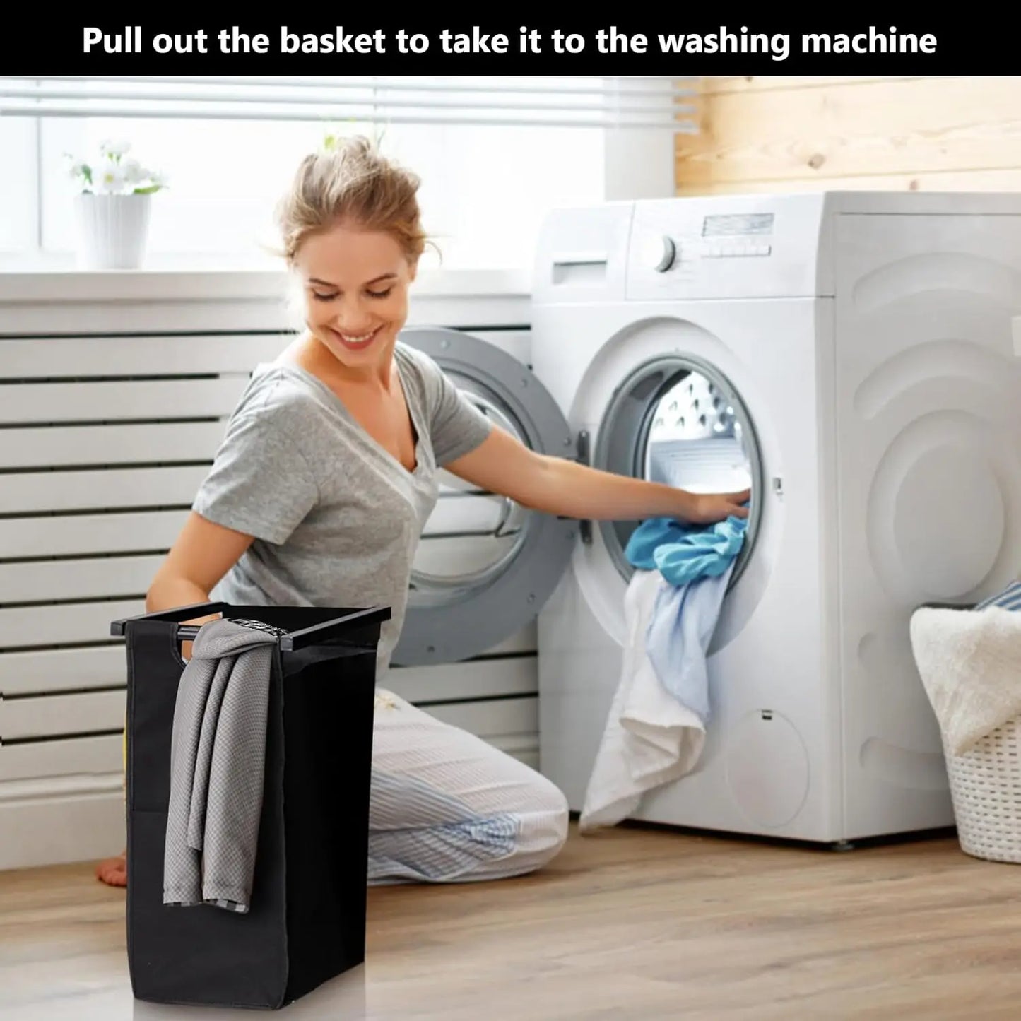 Laundry Hamper, Laundry Basket Organizer