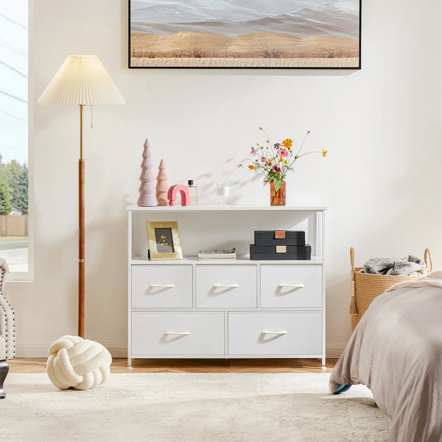 5/7/10 White Lover Fabric Drawers
