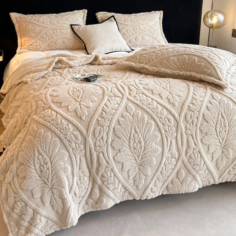 3D Floral Printed Blanket Adult