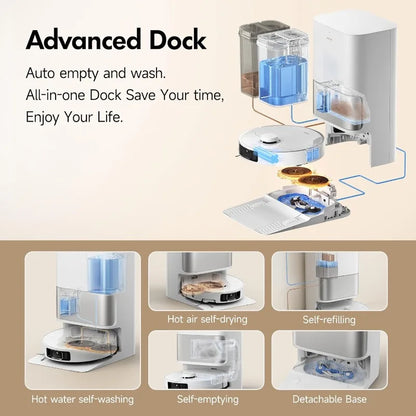 P10 Pro Ultra Robot Vacuum And Mop 13,000Pa Suction