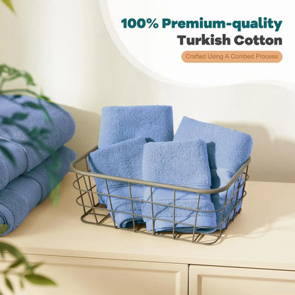 Turkish Cotton Bath Towel Set