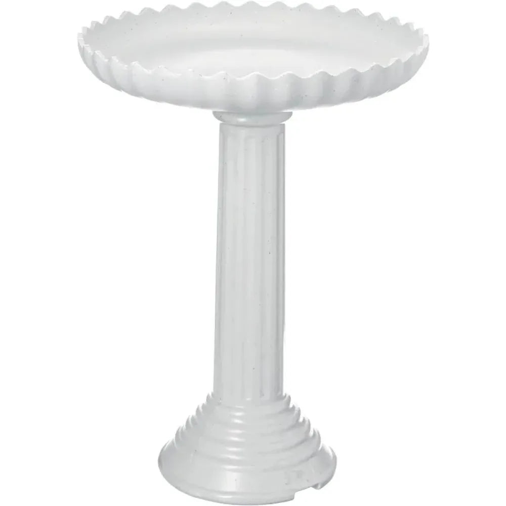 Stone Scalloped  Birdbath