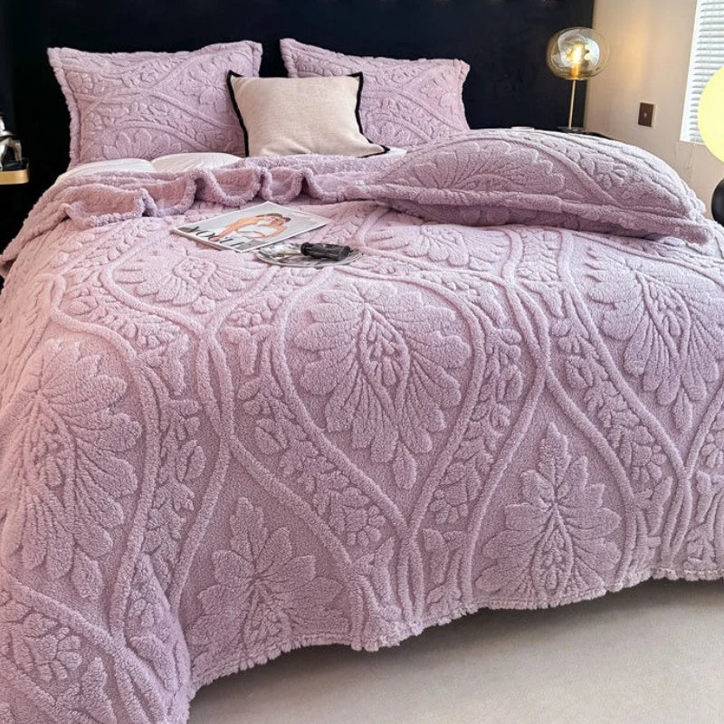 3D Floral Printed Blanket Adult