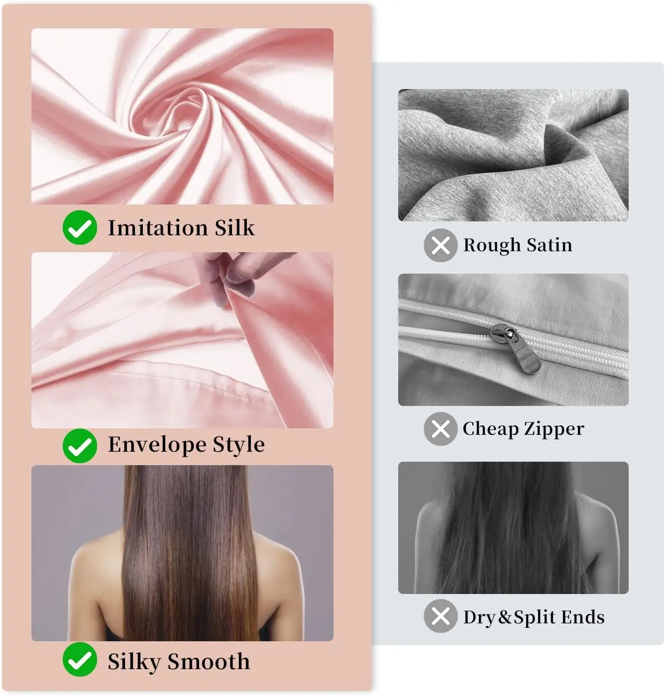 Luxury Satin Pillowcase Set