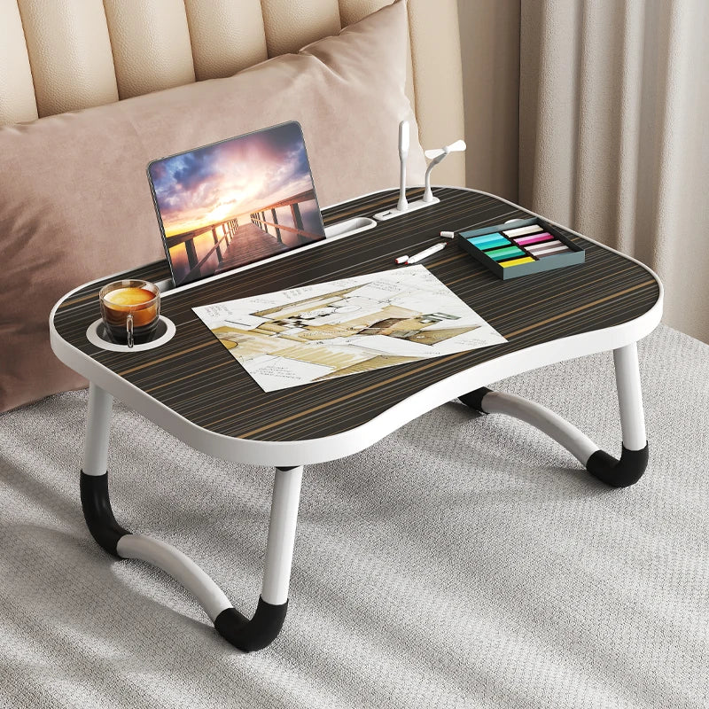 Laptop desktop cutlery and laptop bed holder