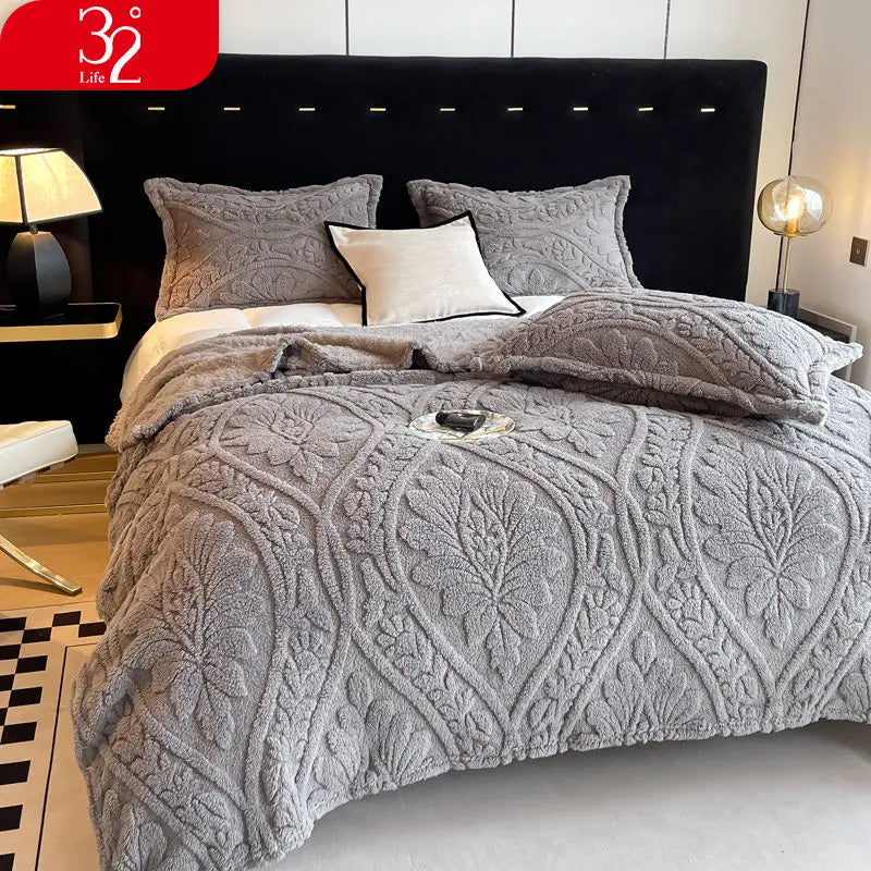 3D Floral Printed Blanket Adult