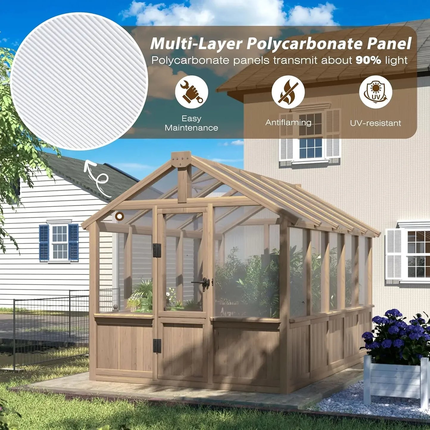 6x10 FT Green House for Outdoor
