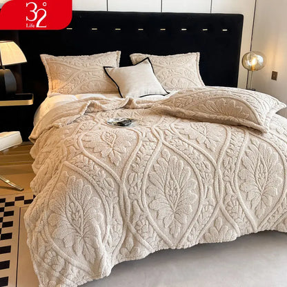 3D Floral Printed Blanket Adult