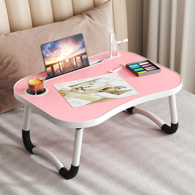 Laptop desktop cutlery and laptop bed holder