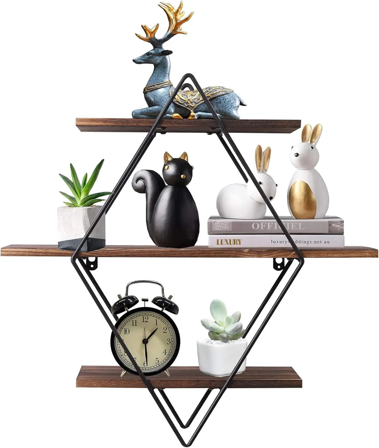 Rustic Floating Shelves