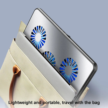 Laptop Cooling Pad with 5 Quiet Fans Laptop Cooling Stand Height Adjustable RGB for 11-17.3in Computer PC Notebook Gaming Laptop