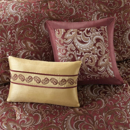 King Size Faux Silk Comforter Set