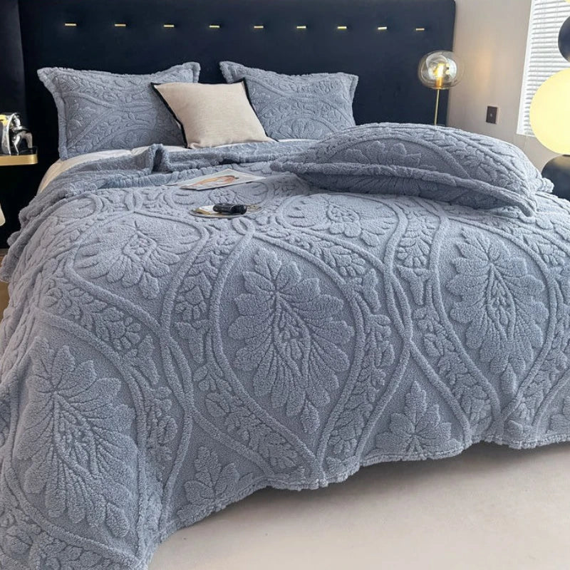 3D Floral Printed Blanket Adult