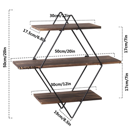 Rustic Floating Shelves