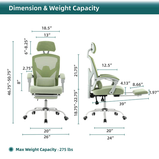 Ergonomic Reclining High Back Chair
