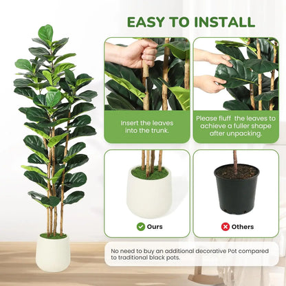 Artificial Fiddle Leaf Fig Tree