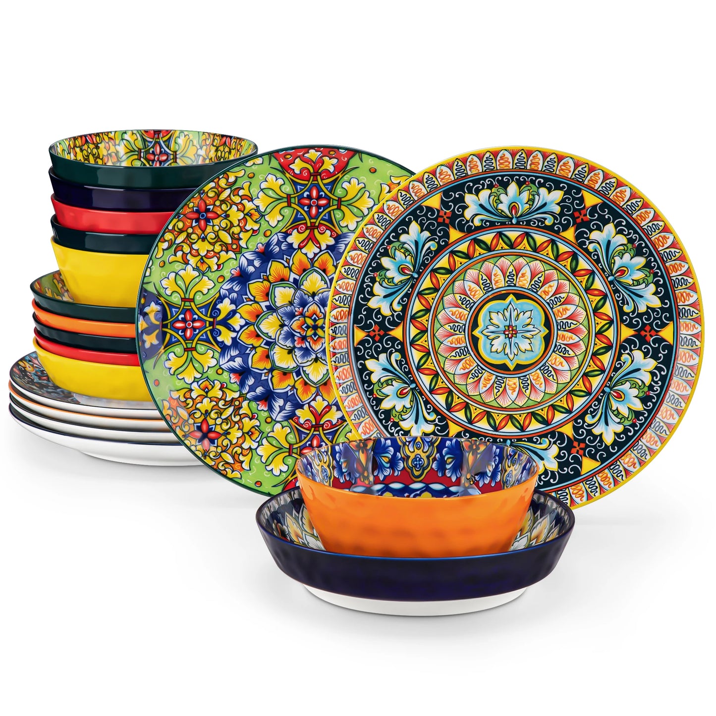 12/16/18/24 Piece Ceramic Dinnerware Set
