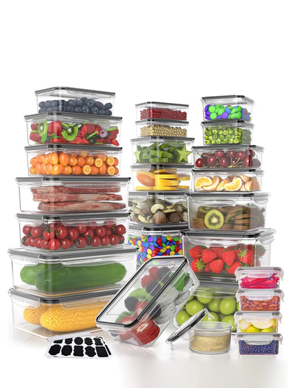 Sealed Plastic Food Storage Containers