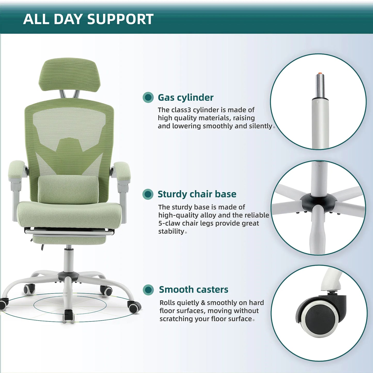 Ergonomic Reclining High Back Chair