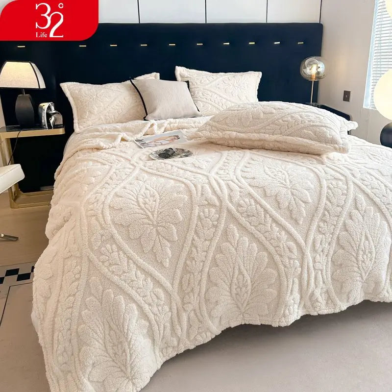 3D Floral Printed Blanket Adult