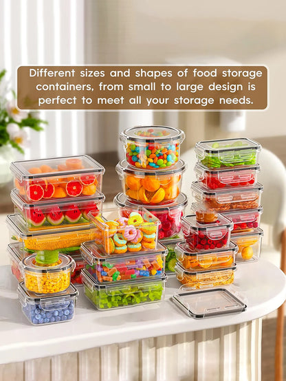 Sealed Plastic Food Storage Containers